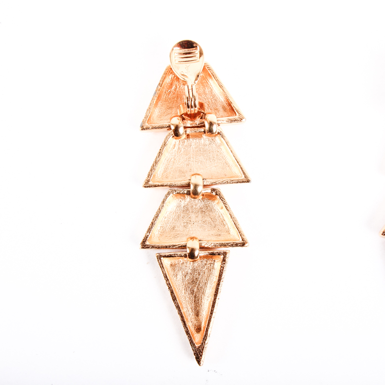 Yves St. Laurent Articulated Drop Earrings
