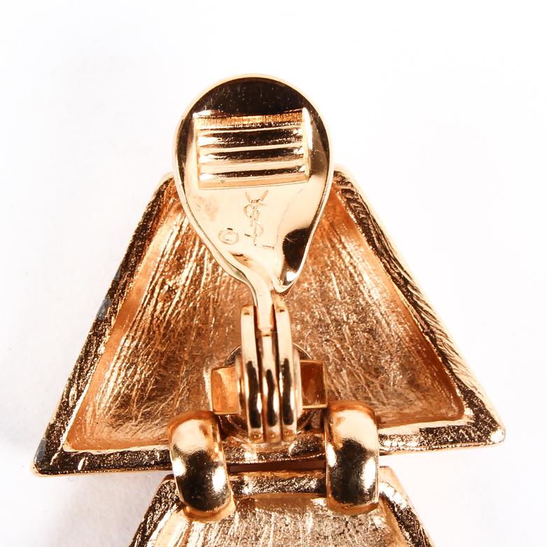 Yves St. Laurent Articulated Drop Earrings