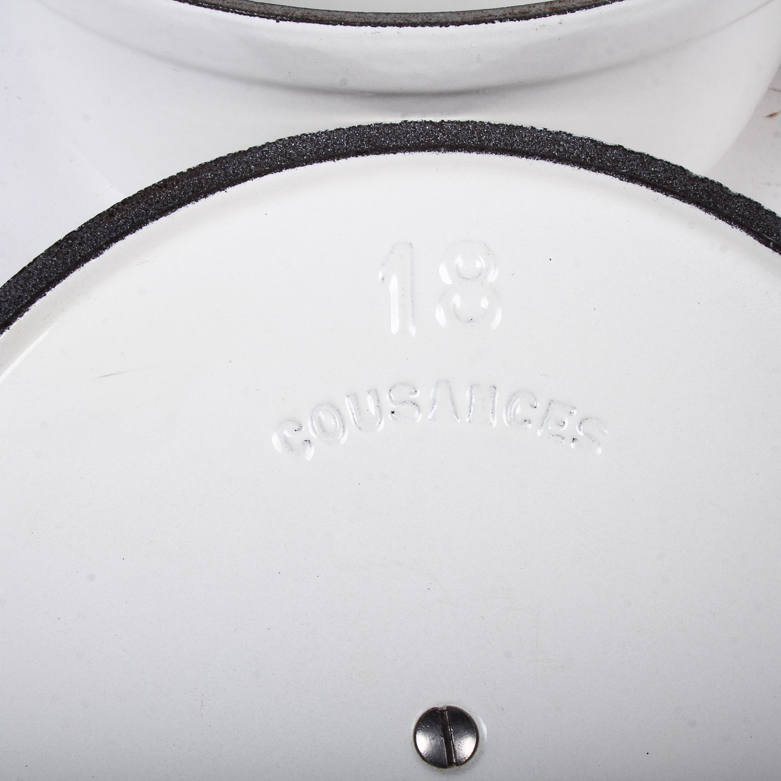 Collection of White Ceramic Cookware