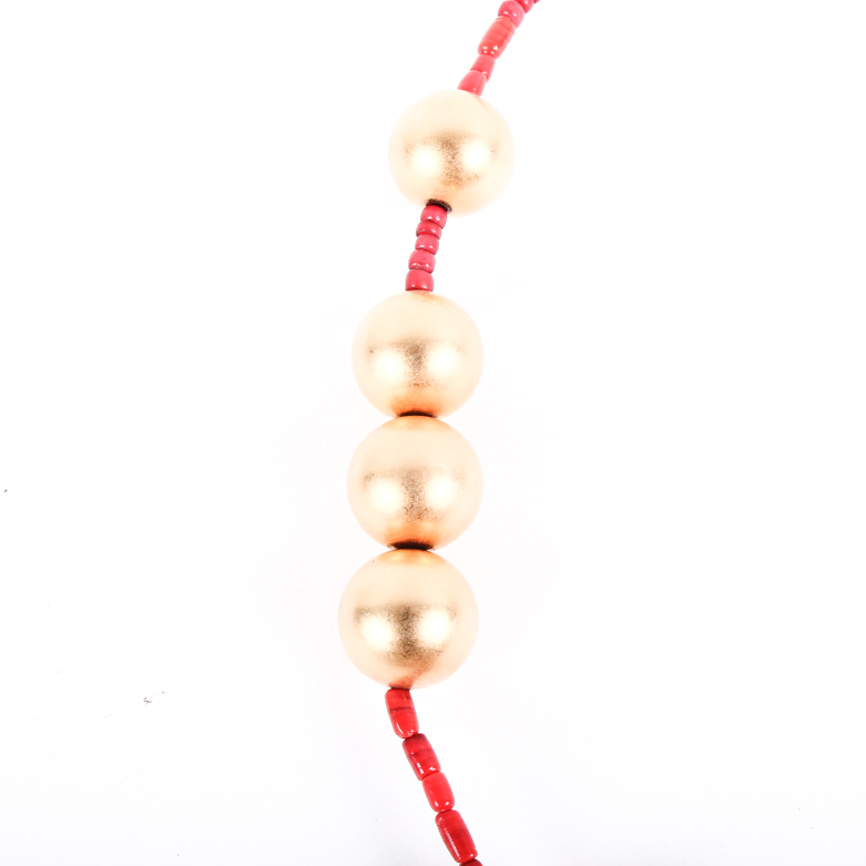 Beaded Statement Costume Necklace