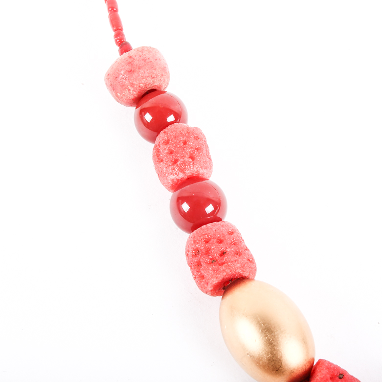 Beaded Statement Costume Necklace