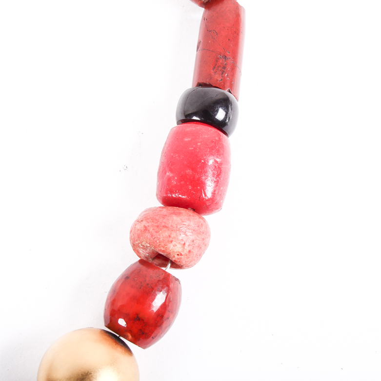 Beaded Statement Costume Necklace