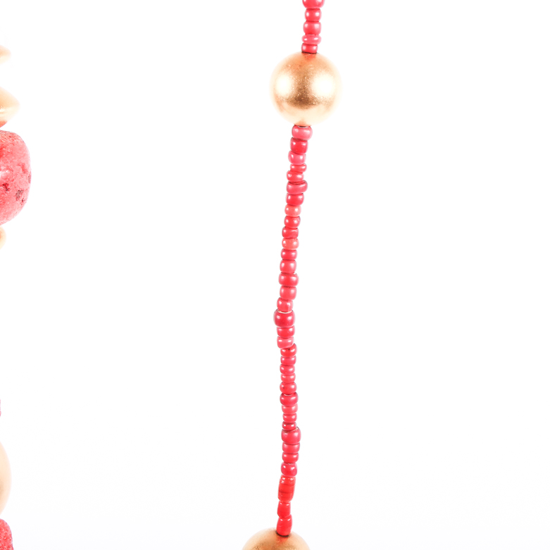 Beaded Statement Costume Necklace