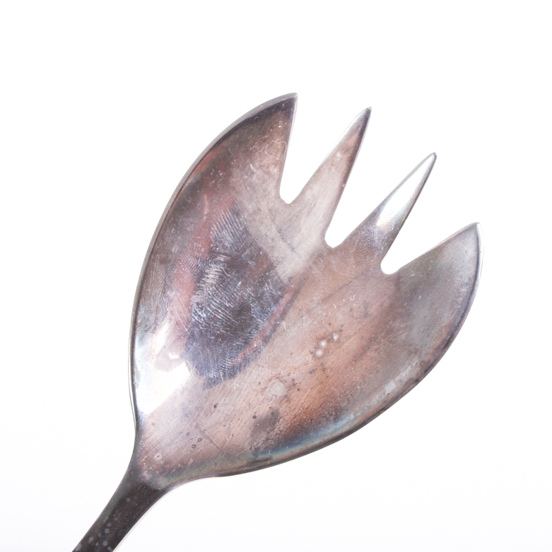 Vintage S&A Haddad Serveware with Figural Bird Handles