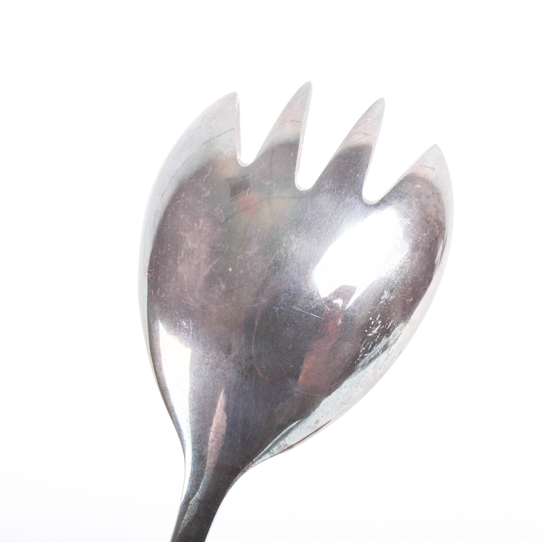 Vintage S&A Haddad Serveware with Figural Bird Handles
