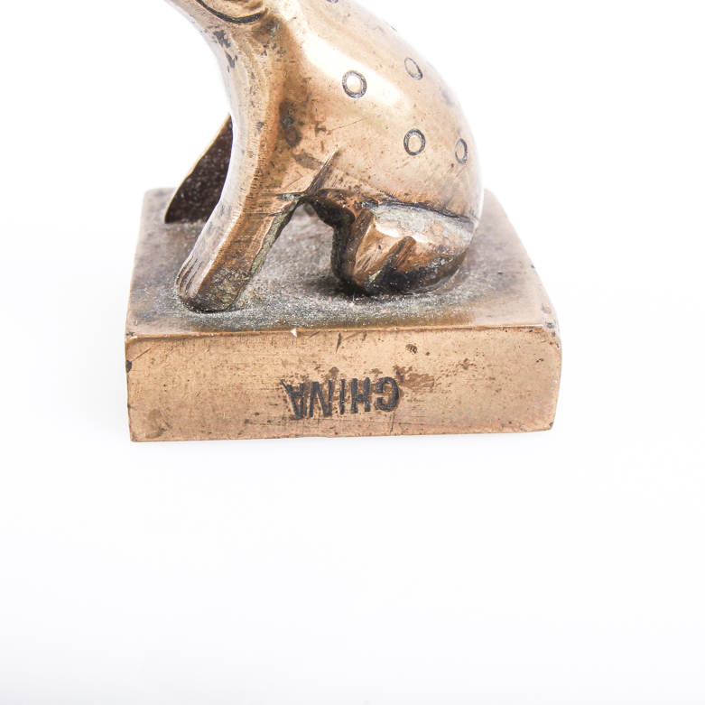 Vintage Chinese Bronze Toad Seal