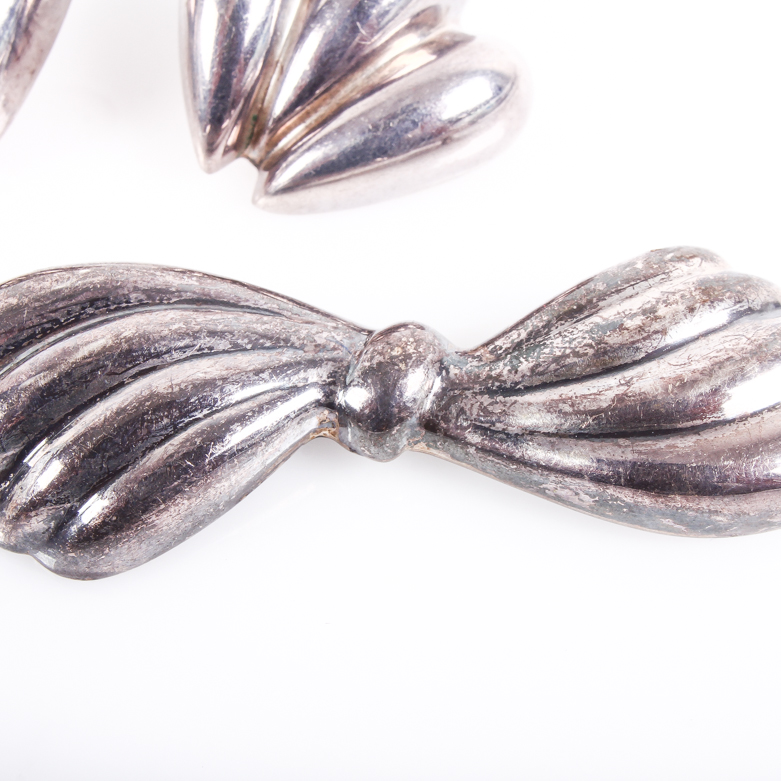 Vintage Sterling Silver Jewelry Including Donna Karan and Taxco