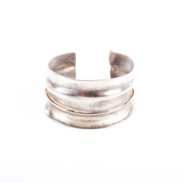 Donna Karan Sterling Silver Cuff Bracelet
