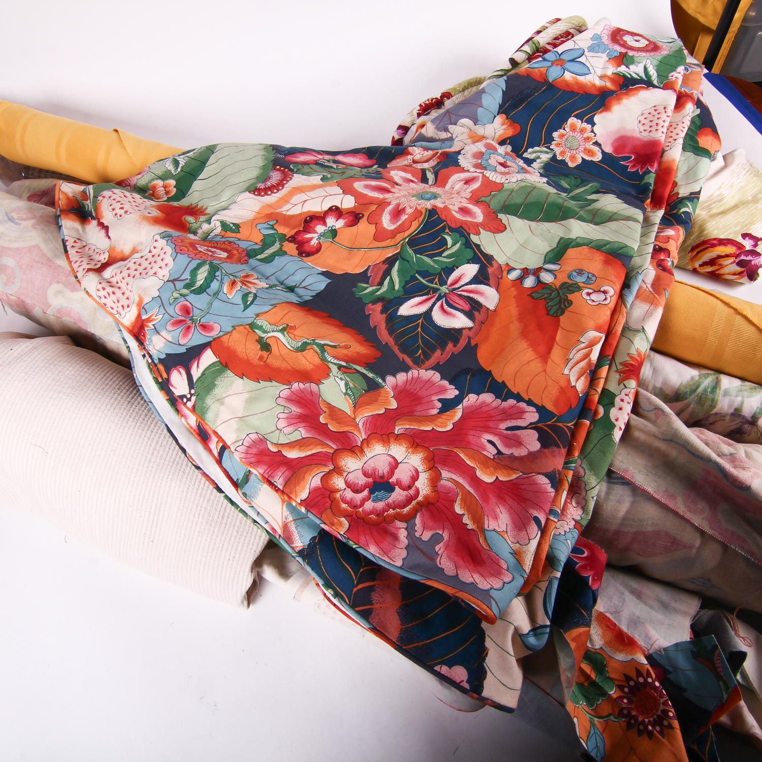 Assortment of Vintage Fabric