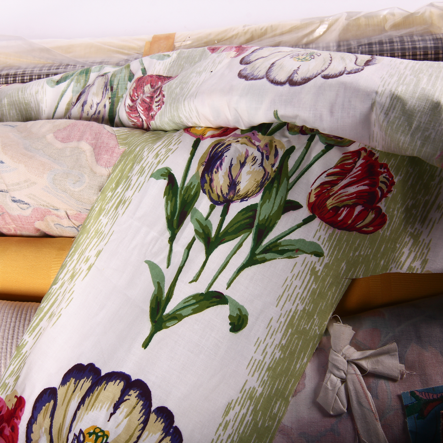 Assortment of Vintage Fabric
