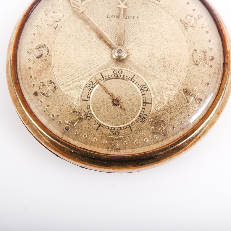 Antique 1913 Longines 14K Yellow Gold Pocket Watch