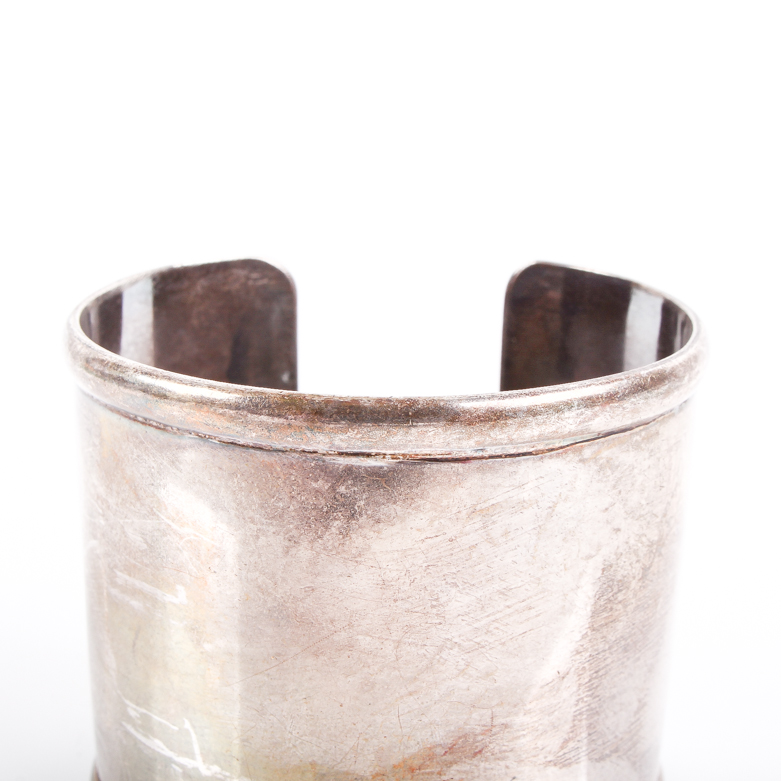 Glenn Paquin Lag-Zuni Sterling Silver Cuff Bracelet