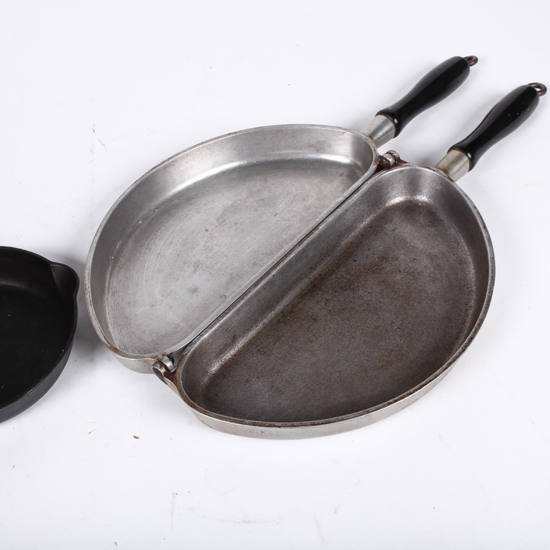 Vintage Cookware Including Griswold Cast Iron and Copper