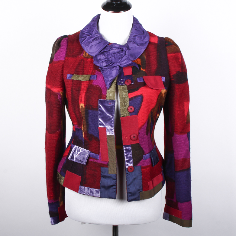 Moschino Patchwork Print Jacket