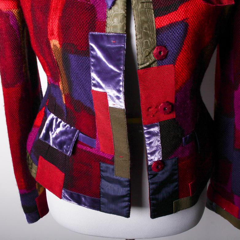 Moschino Patchwork Print Jacket