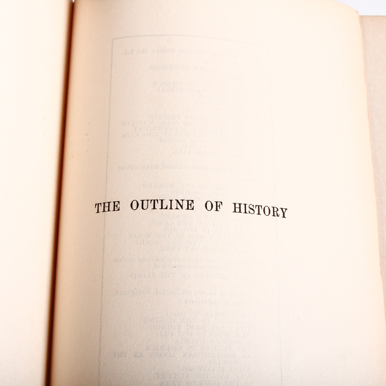 1921 Two Volume Set of "The Outline of History" by H.G. Wells
