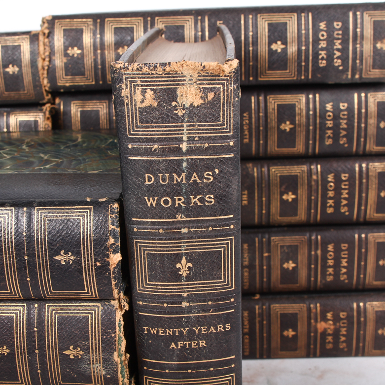 1890s "Illustrated Book Lover's Edition" Alexandre Dumas Volumes