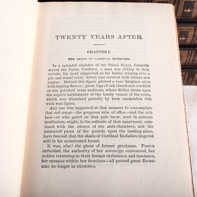 1890s "Illustrated Book Lover's Edition" Alexandre Dumas Volumes