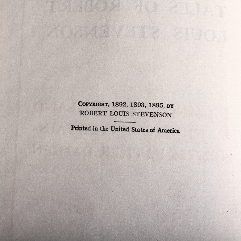 1924 Nineteen-Volume Set of "The Works of Robert Louis Stevenson"