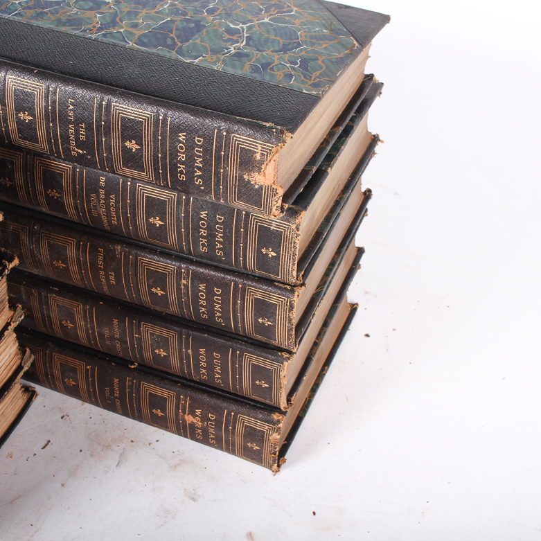1890s "Illustrated Book Lover's Edition" Alexandre Dumas Volumes