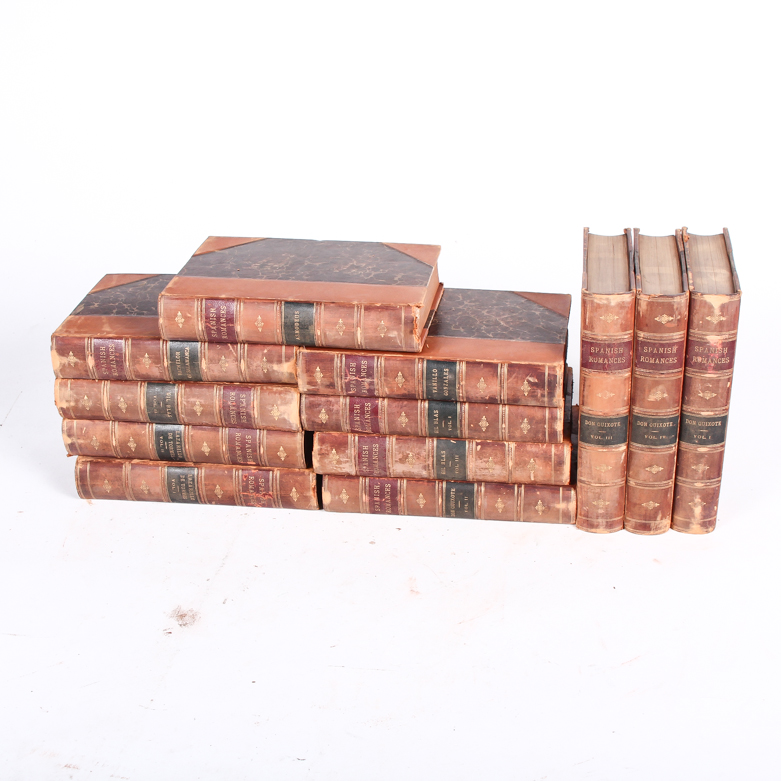 1881 Twelve-Volume Set "Old Spanish Romances"