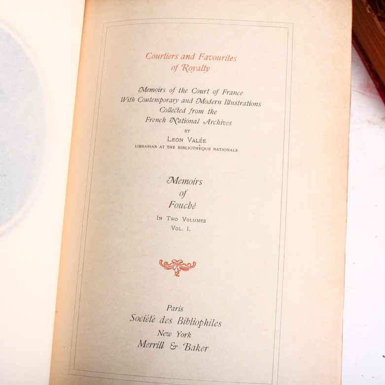 1903 "Courtiers and Favourites of Royalty" Multi-Volume Limited Edition Set