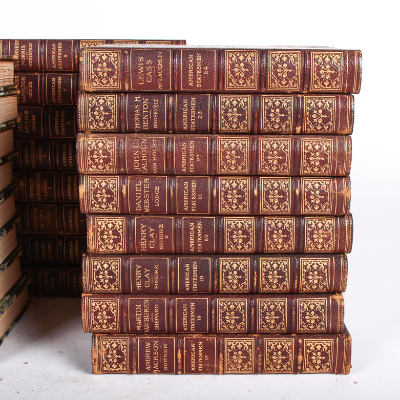 1900 Thirty-Two-Volume "American Statesmen" Series Edited by John T. Morse, Jr.