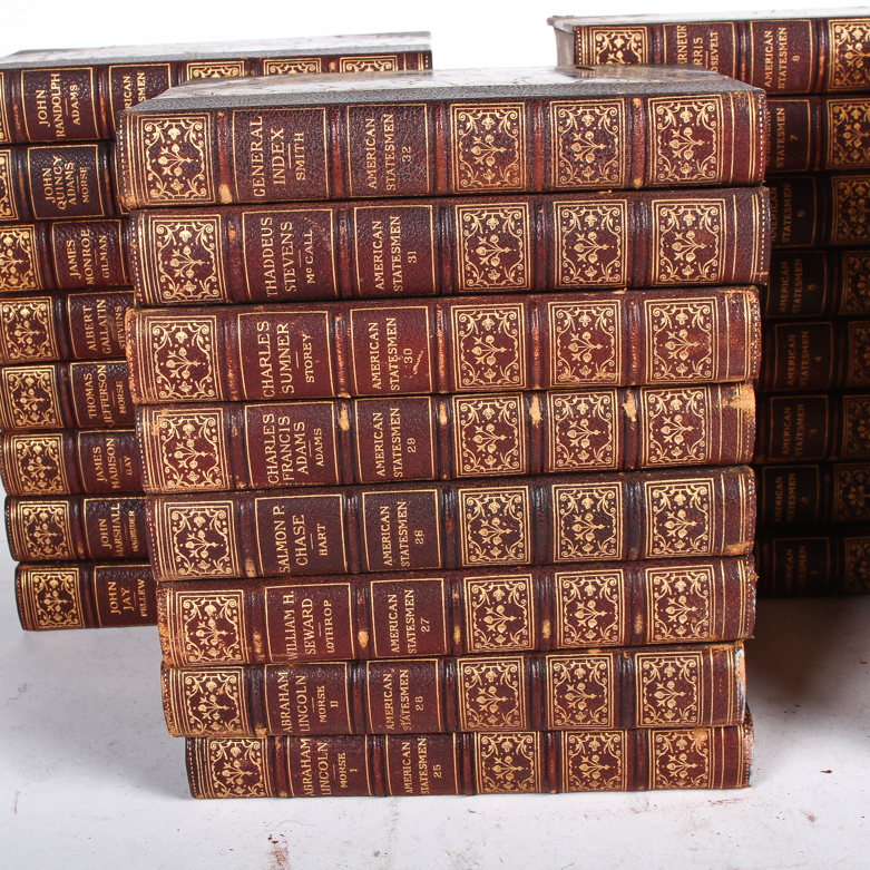 1900 Thirty-Two-Volume "American Statesmen" Series Edited by John T. Morse, Jr.