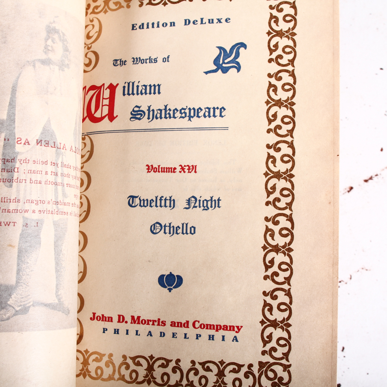 1901 Limited Lenox Edition De Luxe "The Works of Shakespeare" in Twenty Volumes