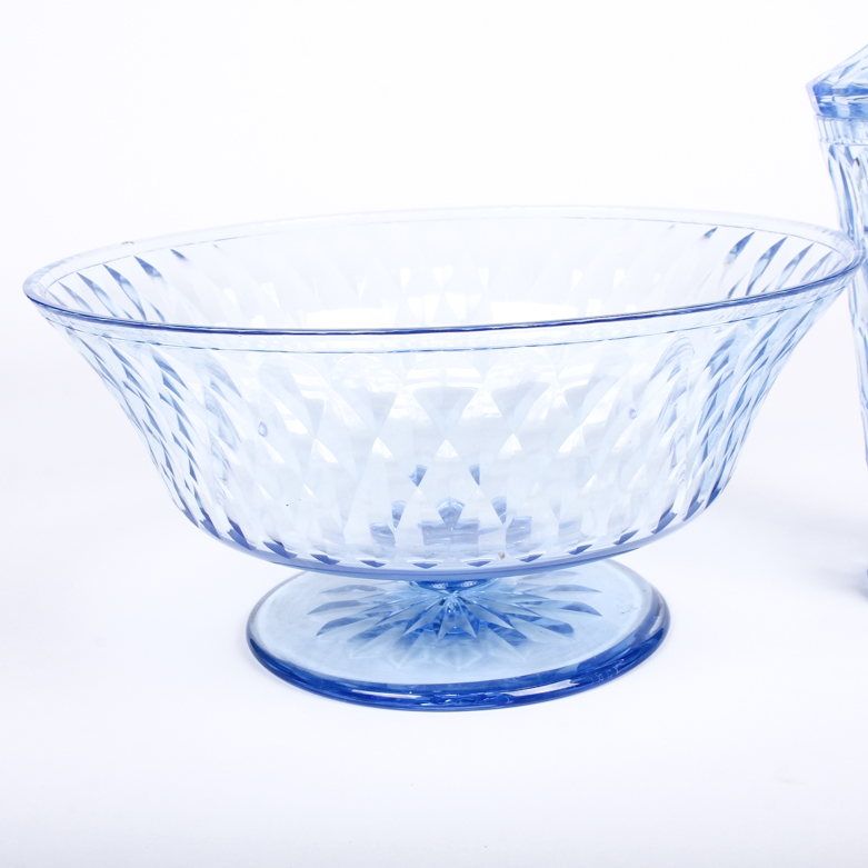 Blue Orrefors Crystal Tableware