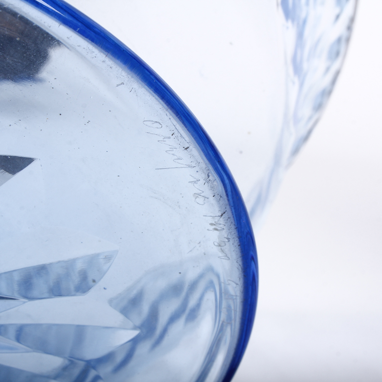 Blue Orrefors Crystal Tableware
