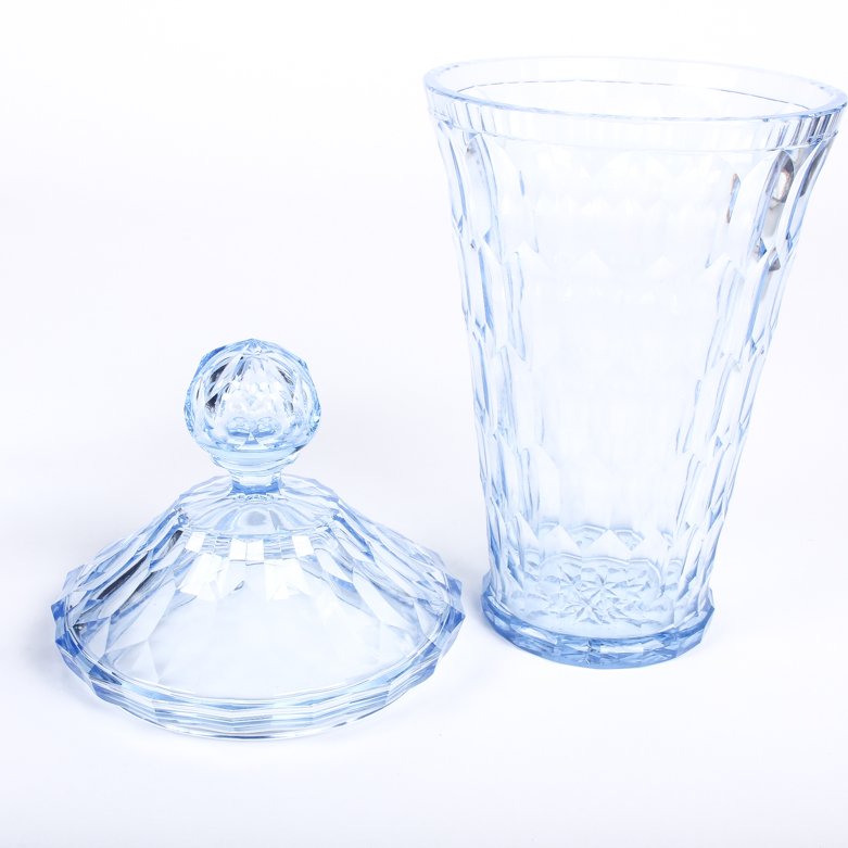 Blue Orrefors Crystal Tableware