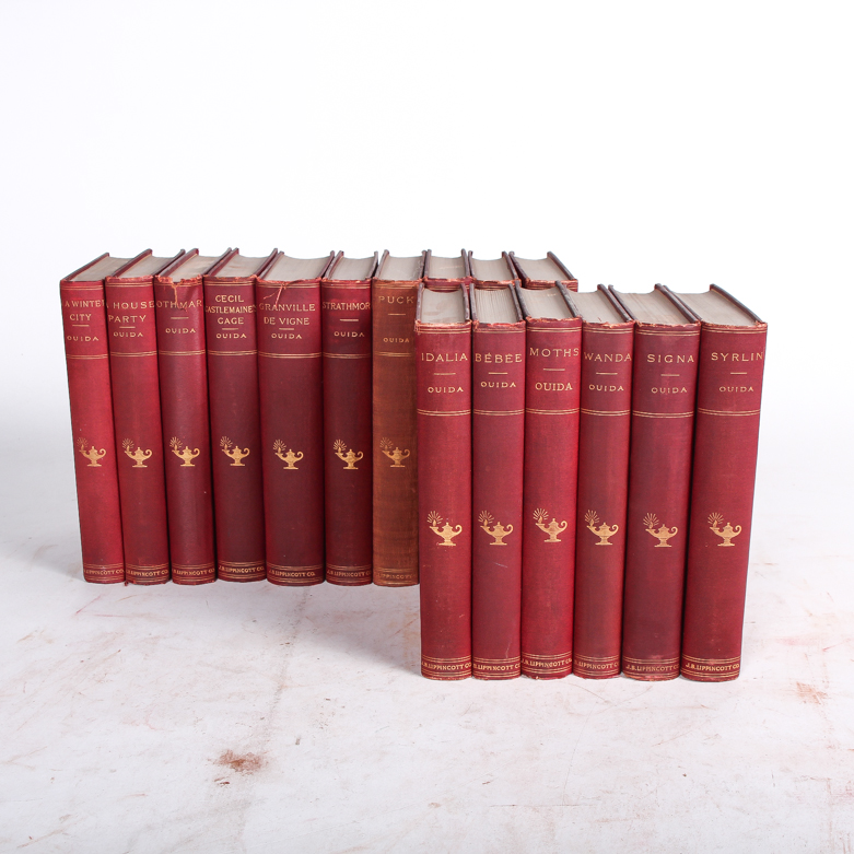 Early 20th Century Twenty Volumes Set of the Works of Ouida