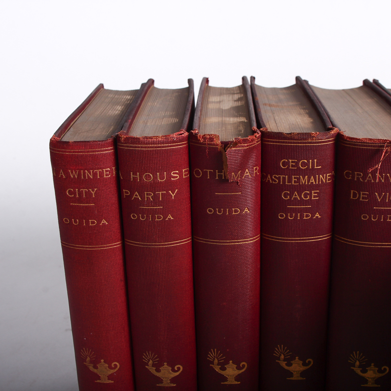 Early 20th Century Twenty Volumes Set of the Works of Ouida