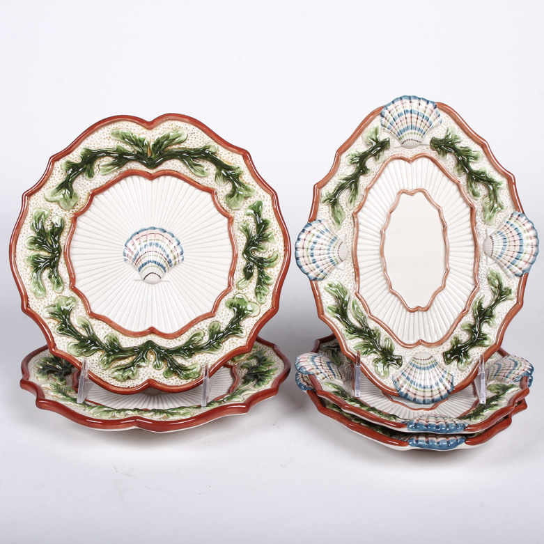 Fitz and Floyd Ocean Themed Decorative Plates