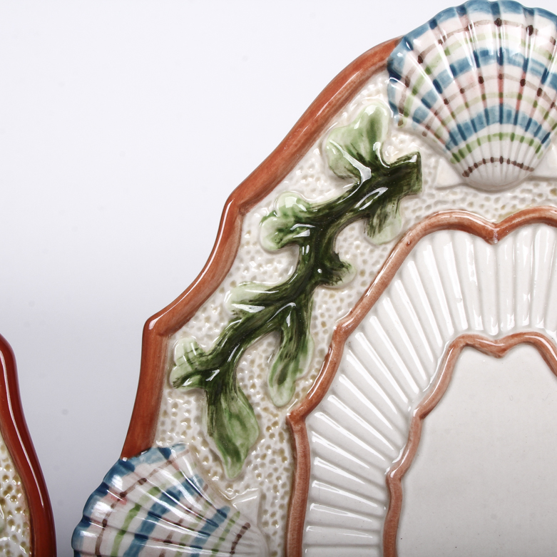 Fitz and Floyd Ocean Themed Decorative Plates