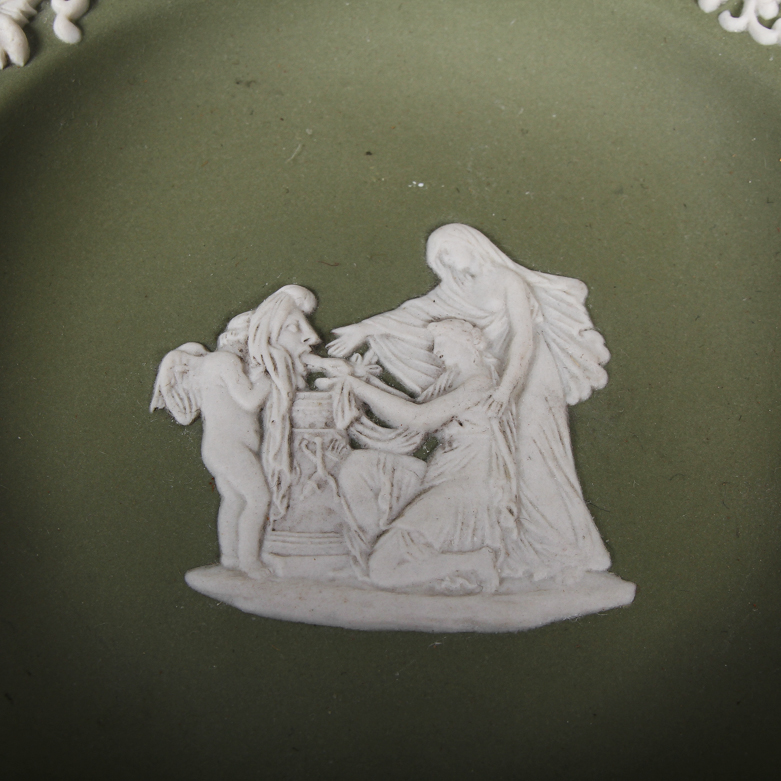Collection of Sage Green Jasperware by Wedgwood