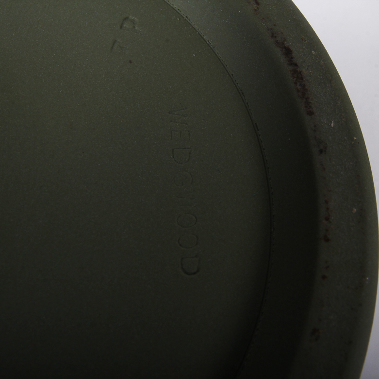 Collection of Sage Green Jasperware by Wedgwood