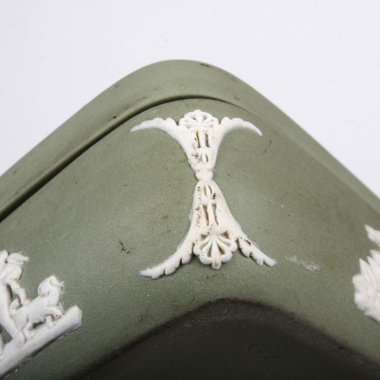 Collection of Sage Green Jasperware by Wedgwood
