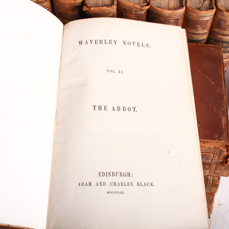 1853 Twenty-Five-Volume Set of the "Waverley" Novels by Sir Walter Scott