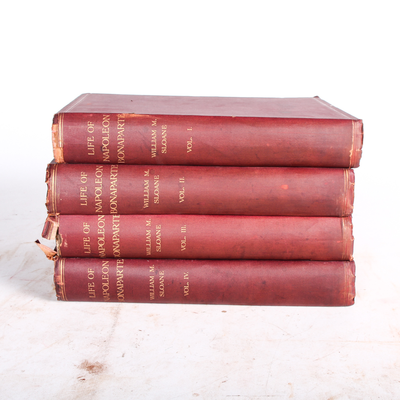 1906 Four-Volume "Life of Napoleon Bonaparte" by William Milligan Sloane
