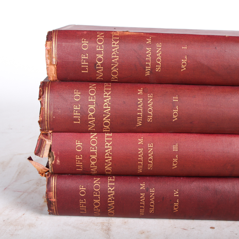 1906 Four-Volume "Life of Napoleon Bonaparte" by William Milligan Sloane