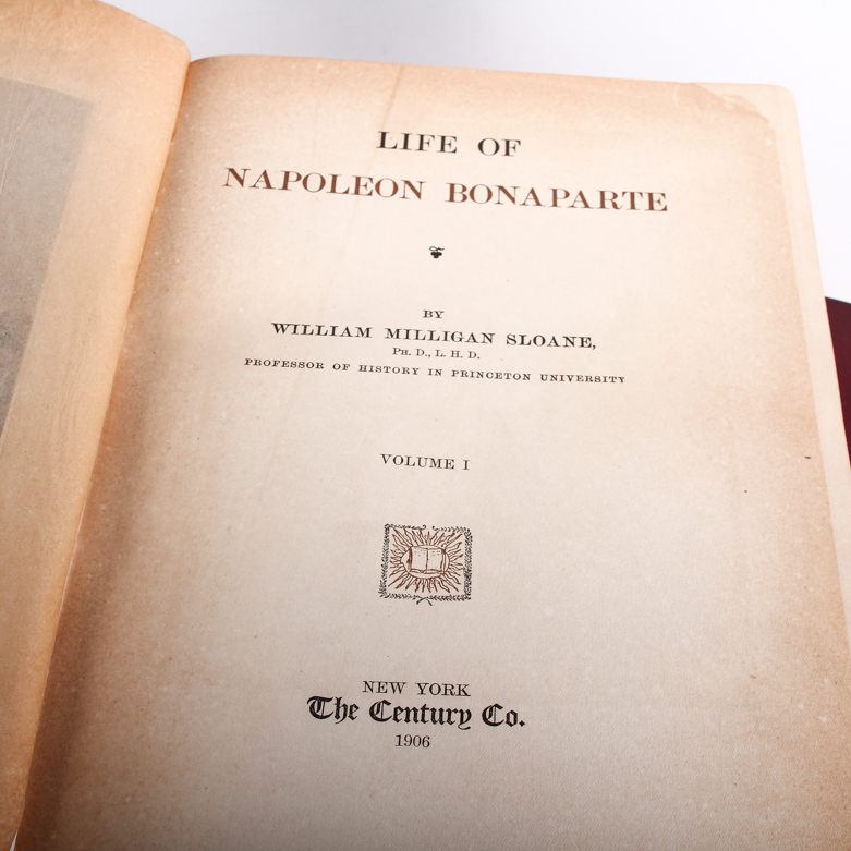 1906 Four-Volume "Life of Napoleon Bonaparte" by William Milligan Sloane