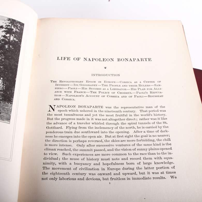 1906 Four-Volume "Life of Napoleon Bonaparte" by William Milligan Sloane