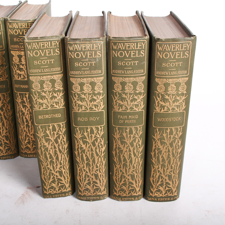 Early-Twentieth-Century Sir Walter Scott "Waverley Novels" Volumes
