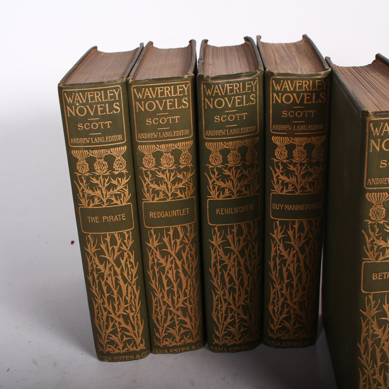 Early-Twentieth-Century Sir Walter Scott "Waverley Novels" Volumes