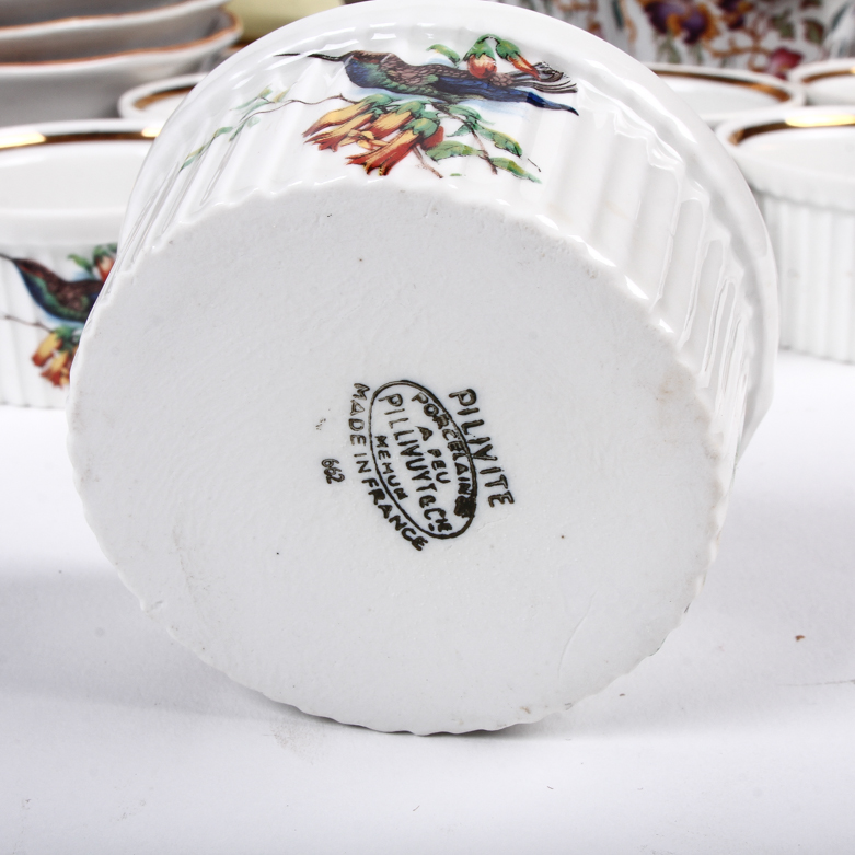 Wedgwood "Devon Rose" Tableware and Pilivite Ramekins