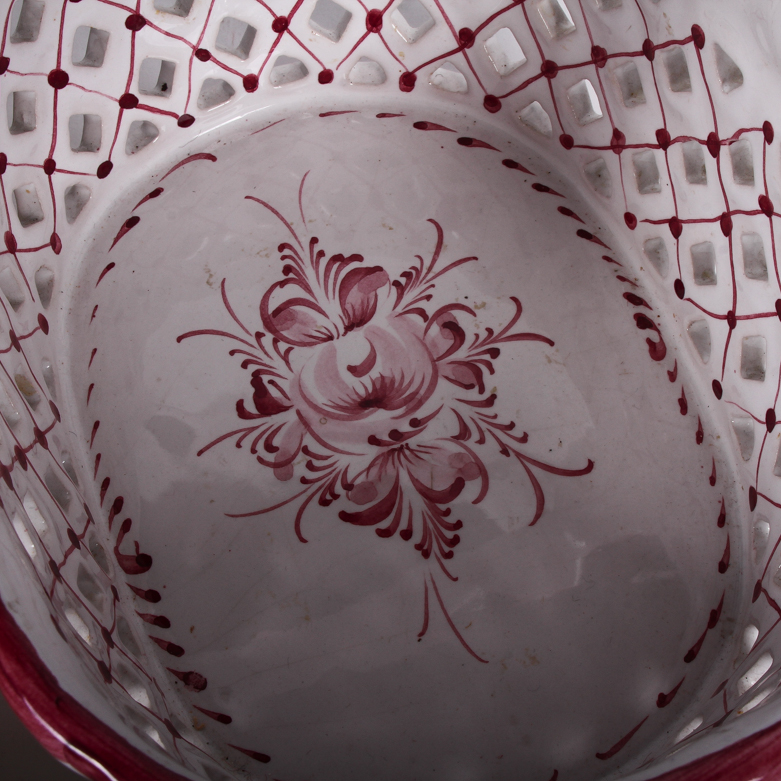 Assortment of Red and White Plates from Europe