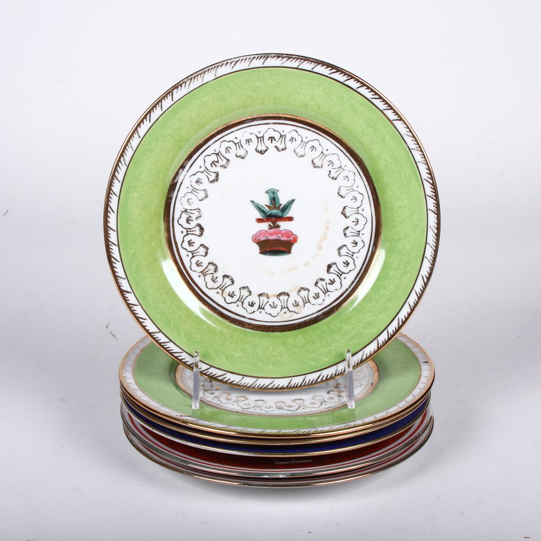 Collection of Three Pairs of Vintage Decorative Japanese China Plates
