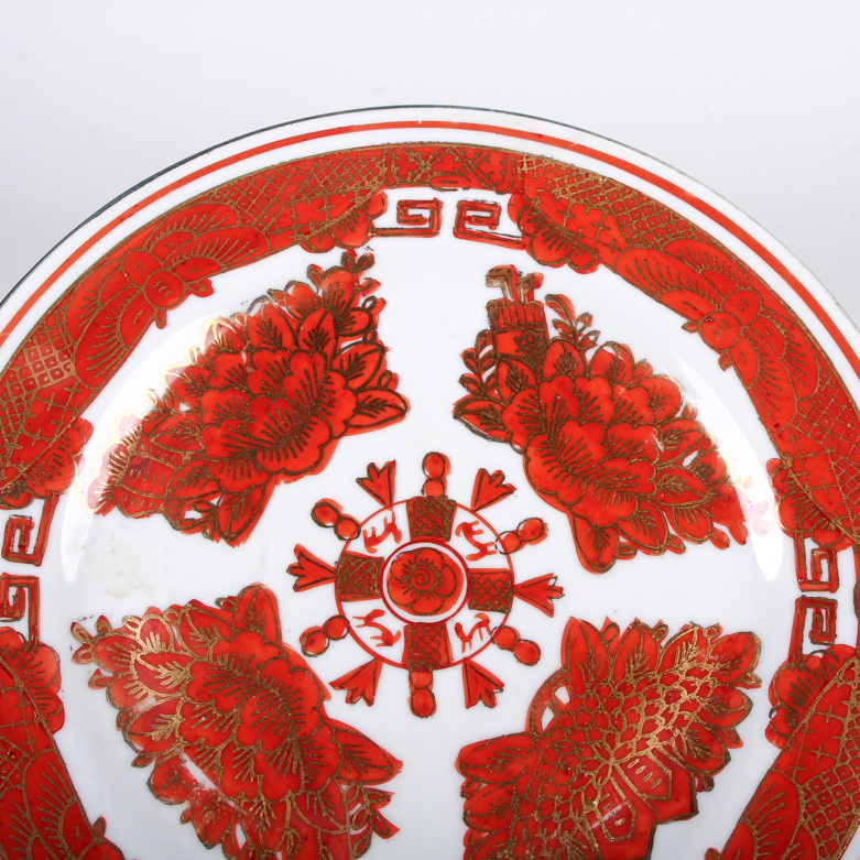 Collection of Three Pairs of Vintage Decorative Japanese China Plates